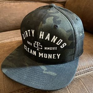 Dirty hands clean money hat